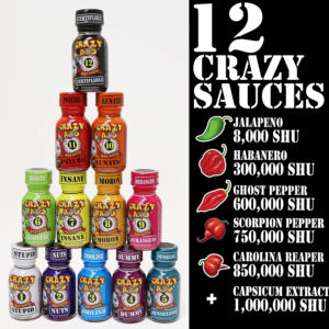 Crazy Hot Sauce Gift Set – Gourmet Challenge Dice Game – Prefect Premium Gourmet Gifts for Men.